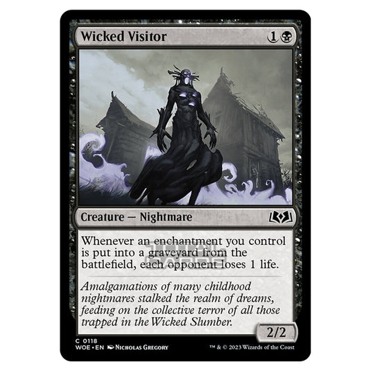 Magic The Gathering - Wilds of Eldraine - Wicked Visitor - 118