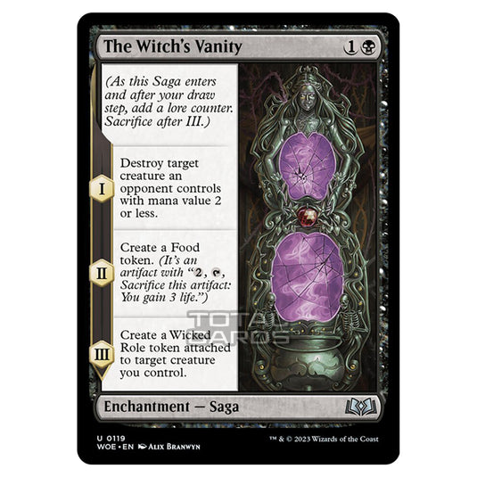 Magic The Gathering - Wilds of Eldraine - The Witch's Vanity - 119