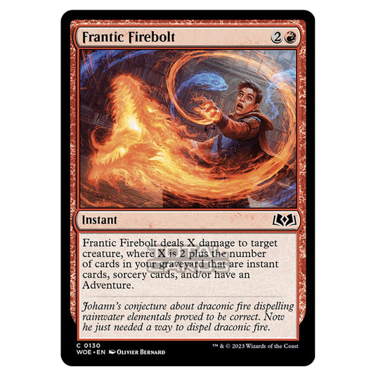 Magic The Gathering - Wilds of Eldraine - Frantic Firebolt - 130