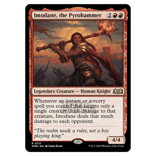 Magic The Gathering - Wilds of Eldraine - Imodane, the Pyrohammer - 137