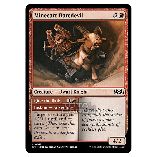 Magic The Gathering - Wilds of Eldraine - Minecart Daredevil / Ride the Rails - 141