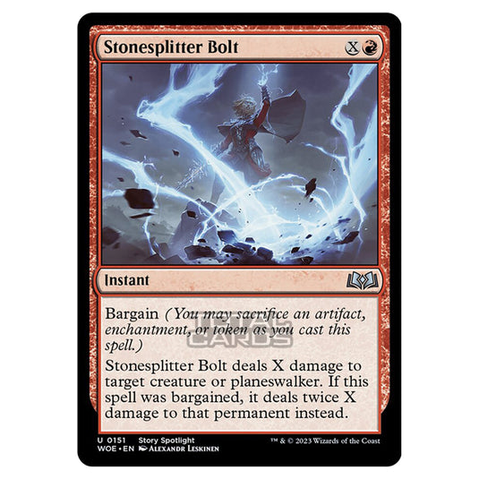 Magic The Gathering - Wilds of Eldraine - Stonesplitter Bolt - 151