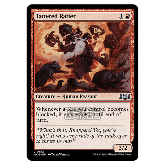 Magic The Gathering - Wilds of Eldraine - Tattered Ratter - 152