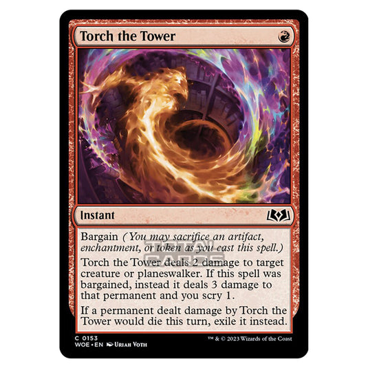 Magic The Gathering - Wilds of Eldraine - Torch the Tower - 153