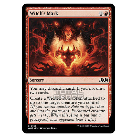 Magic The Gathering - Wilds of Eldraine - Witch's Mark - 158