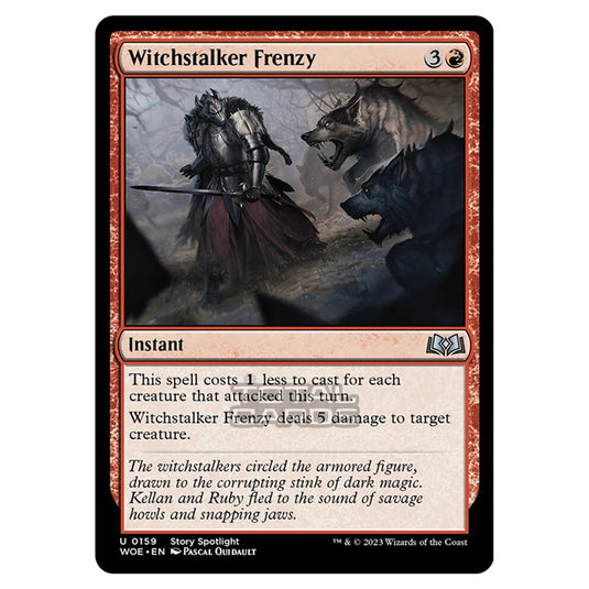 Magic The Gathering - Wilds of Eldraine - Witchstalker Frenzy - 159