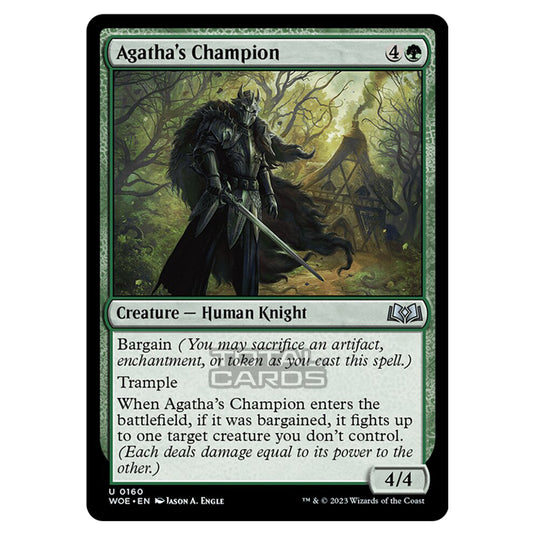 Magic The Gathering - Wilds of Eldraine - Agatha's Champion - 160