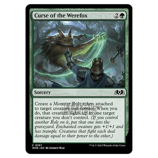 Magic The Gathering - Wilds of Eldraine - Curse of the Werefox - 167