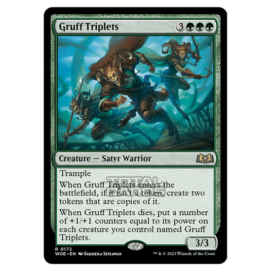 Magic The Gathering - Wilds of Eldraine - Gruff Triplets - 172