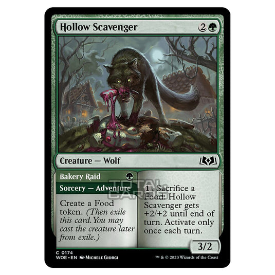 Magic The Gathering - Wilds of Eldraine - Hollow Scavenger / Bakery Raid - 174