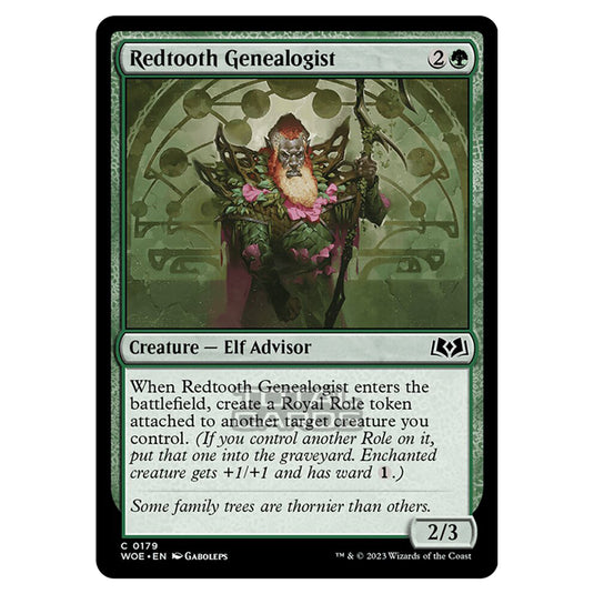 Magic The Gathering - Wilds of Eldraine - Redtooth Genealogist - 179