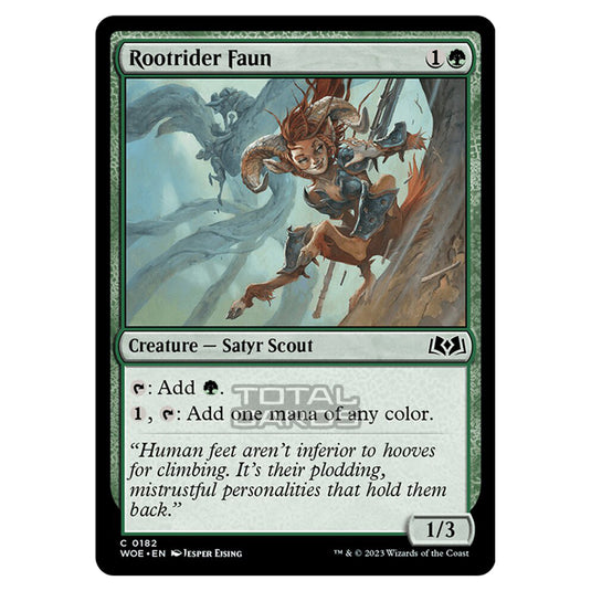 Magic The Gathering - Wilds of Eldraine - Rootrider Faun - 182