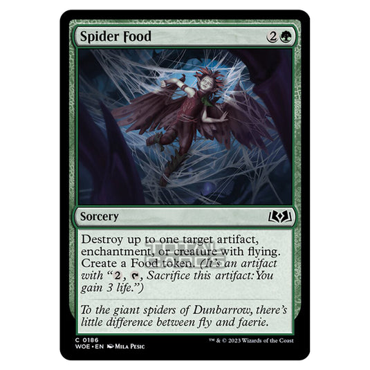 Magic The Gathering - Wilds of Eldraine - Spider Food - 186