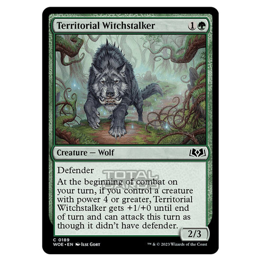 Magic The Gathering - Wilds of Eldraine - Territorial Witchstalker - 189