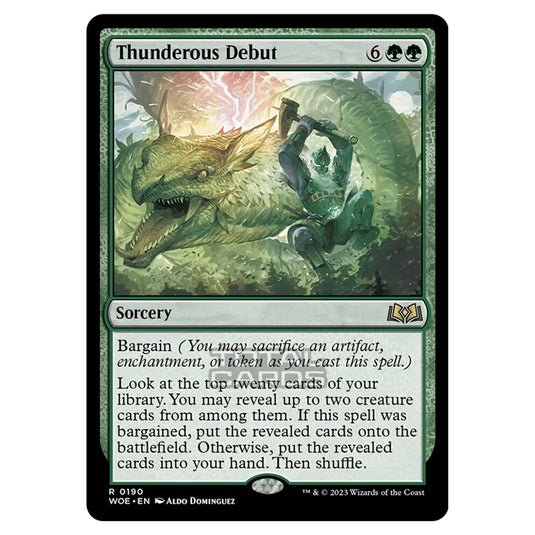 Magic The Gathering - Wilds of Eldraine - Thunderous Debut - 190