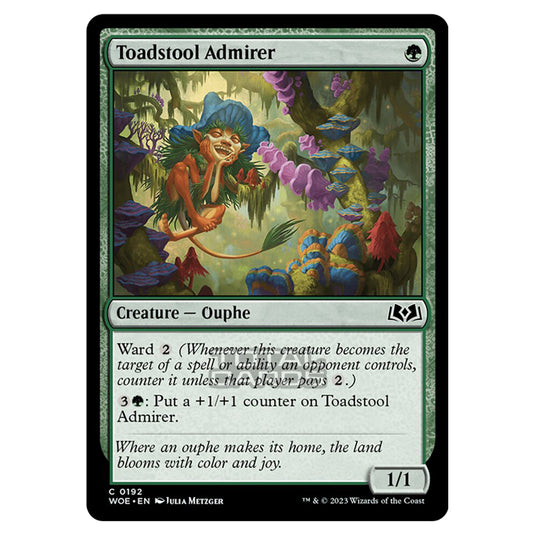 Magic The Gathering - Wilds of Eldraine - Toadstool Admirer - 192