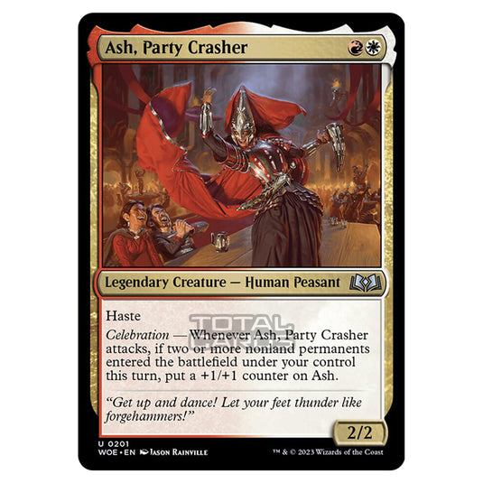 Magic The Gathering - Wilds of Eldraine - Ash, Party Crasher - 201