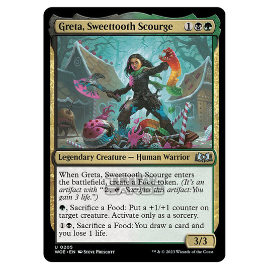 Magic The Gathering - Wilds of Eldraine - Greta, Sweettooth Scourge - 205