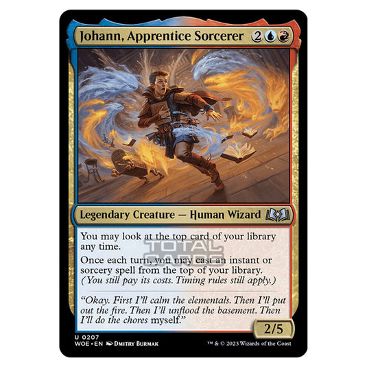 Magic The Gathering - Wilds of Eldraine - Johann, Apprentice Sorcerer - 207