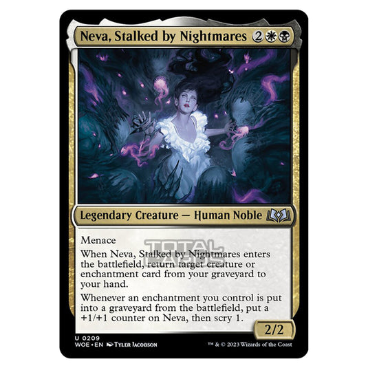 Magic The Gathering - Wilds of Eldraine - Neva, Stalked by Nightmares - 209