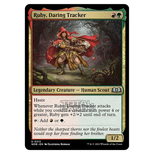 Magic The Gathering - Wilds of Eldraine - Ruby, Daring Tracker - 212