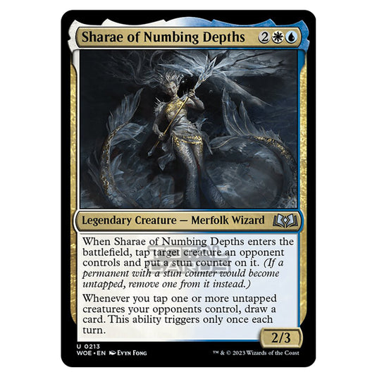 Magic The Gathering - Wilds of Eldraine - Sharae of Numbing Depths - 213