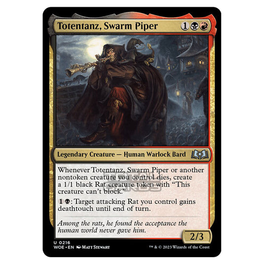 Magic The Gathering - Wilds of Eldraine - Totentanz, Swarm Piper - 216