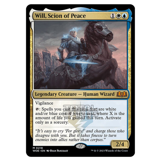 Magic The Gathering - Wilds of Eldraine - Will, Scion of Peace - 218