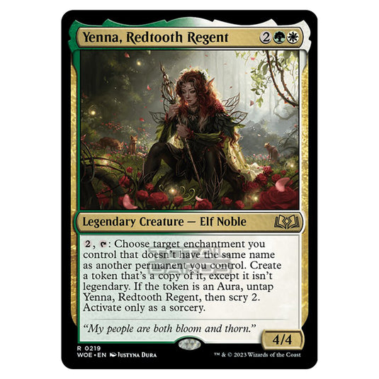 Magic The Gathering - Wilds of Eldraine - Yenna, Redtooth Regent - 219