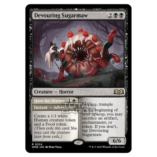 Magic The Gathering - Wilds of Eldraine - Devouring Sugarmaw / Have for Dinner - 224