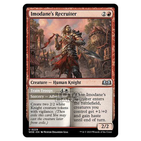 Magic The Gathering - Wilds of Eldraine - Imodane's Recruiter / Train Troops - 229