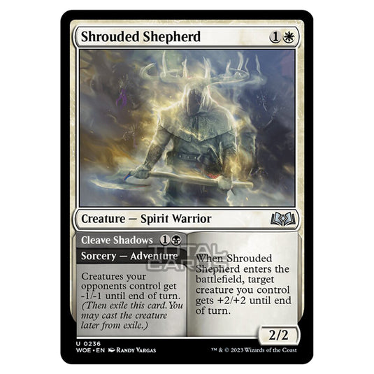 Magic The Gathering - Wilds of Eldraine - Shrouded Shepherd / Cleave Shadows - 236