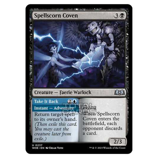 Magic The Gathering - Wilds of Eldraine - Spellscorn Coven / Take It Back - 237