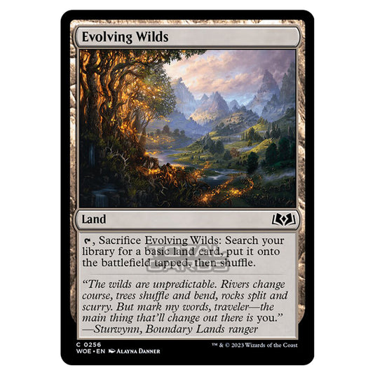 Magic The Gathering - Wilds of Eldraine - Evolving Wilds - 256