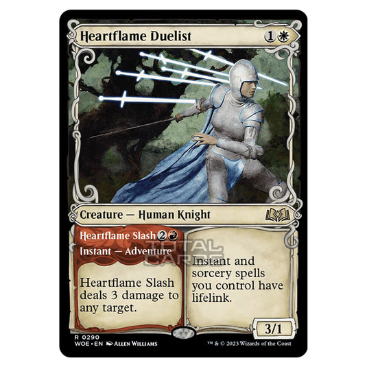 Magic The Gathering - Wilds of Eldraine - Heartflame Duelist / Heartflame Slash (Showcase Card) - 290