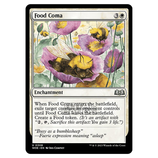 Magic The Gathering - Wilds of Eldraine - Food Coma (Jumpstart Card) - 308