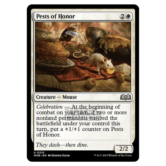 Magic The Gathering - Wilds of Eldraine - Pests of Honor (Jumpstart Card) - 310