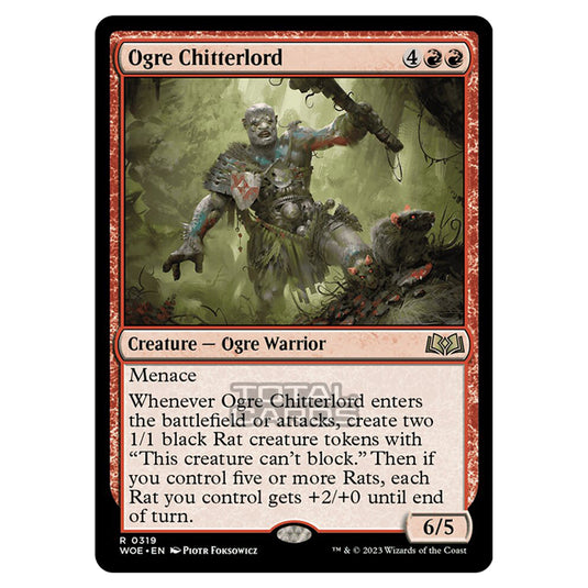 Magic The Gathering - Wilds of Eldraine - Ogre Chitterlord (Jumpstart Card) - 319