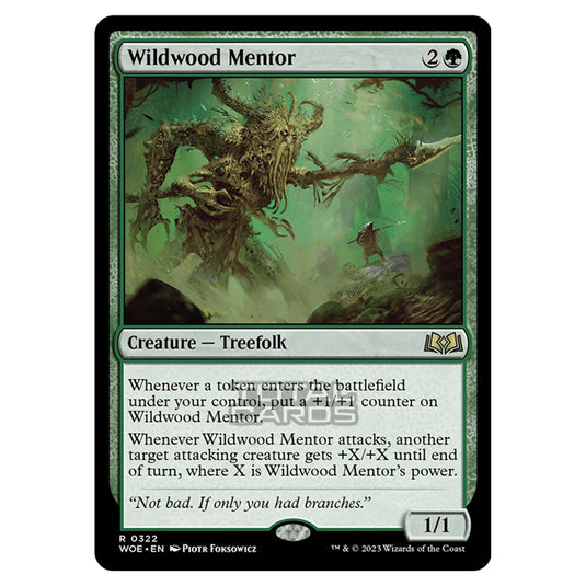 Magic The Gathering - Wilds of Eldraine - Wildwood Mentor (Jumpstart Card) - 322