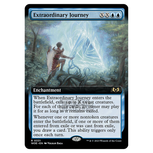 Magic The Gathering - Wilds of Eldraine - Extraordinary Journey (Extended Art Card) - 331