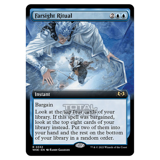 Magic The Gathering - Wilds of Eldraine - Farsight Ritual (Extended Art Card) - 332