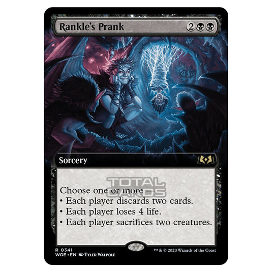 Magic The Gathering - Wilds of Eldraine - Rankle's Prank (Extended Art Card) - 341