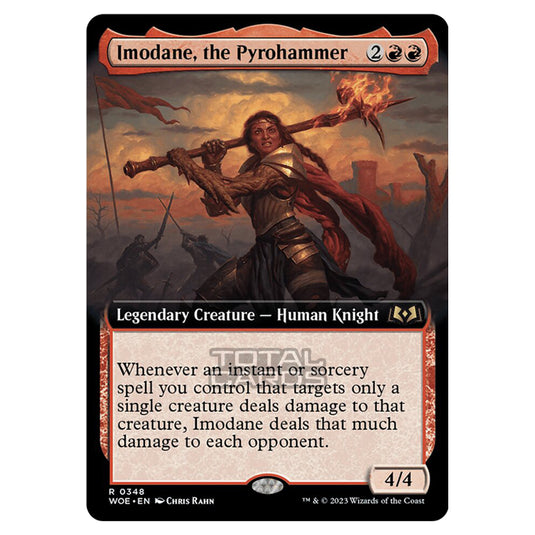 Magic The Gathering - Wilds of Eldraine - Imodane, the Pyrohammer (Extended Art Card) - 348