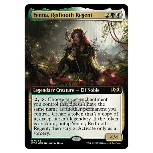 Magic The Gathering - Wilds of Eldraine - Yenna, Redtooth Regent (Extended Art Card) - 365