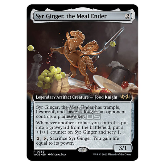 Magic The Gathering - Wilds of Eldraine - Syr Ginger, the Meal Ender (Extended Art Card) - 369