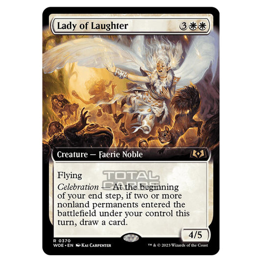 Magic The Gathering - Wilds of Eldraine - Lady of Laughter (Extended Art Card) - 370