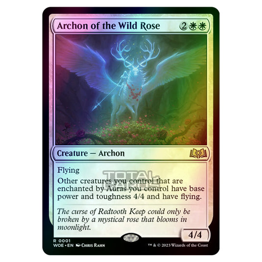 Magic The Gathering - Wilds of Eldraine - Archon of the Wild Rose - 001 (Foil)