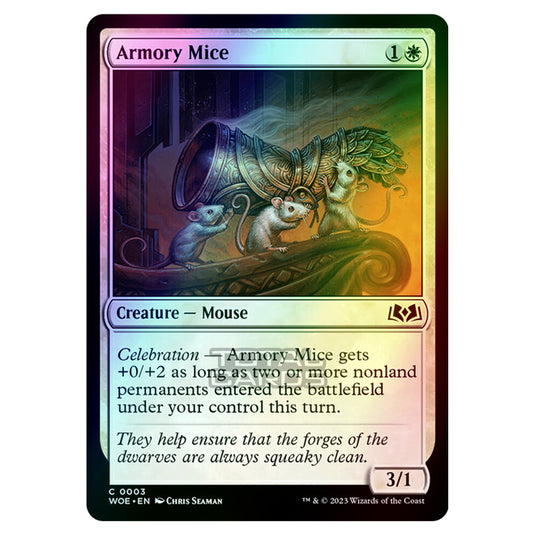 Magic The Gathering - Wilds of Eldraine - Armory Mice - 003 (Foil)