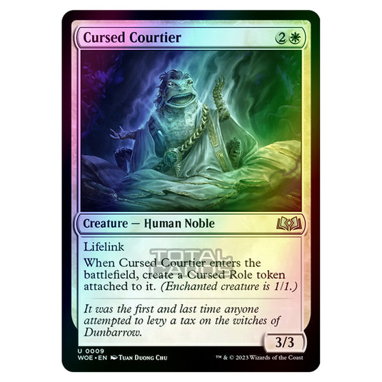 Magic The Gathering - Wilds of Eldraine - Cursed Courtier - 009 (Foil)