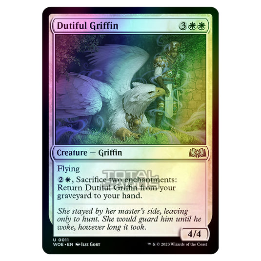 Magic The Gathering - Wilds of Eldraine - Dutiful Griffin - 011 (Foil)